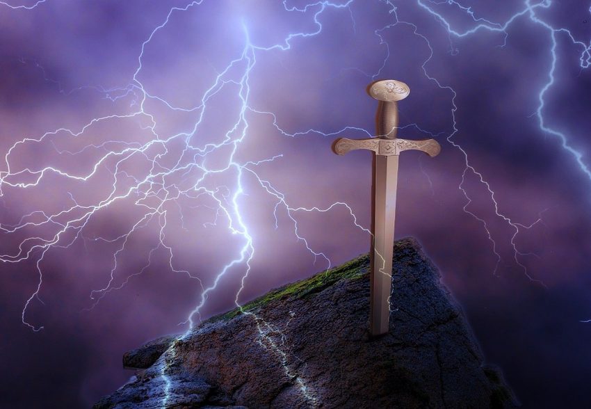 Excalibur sword of the once and future king